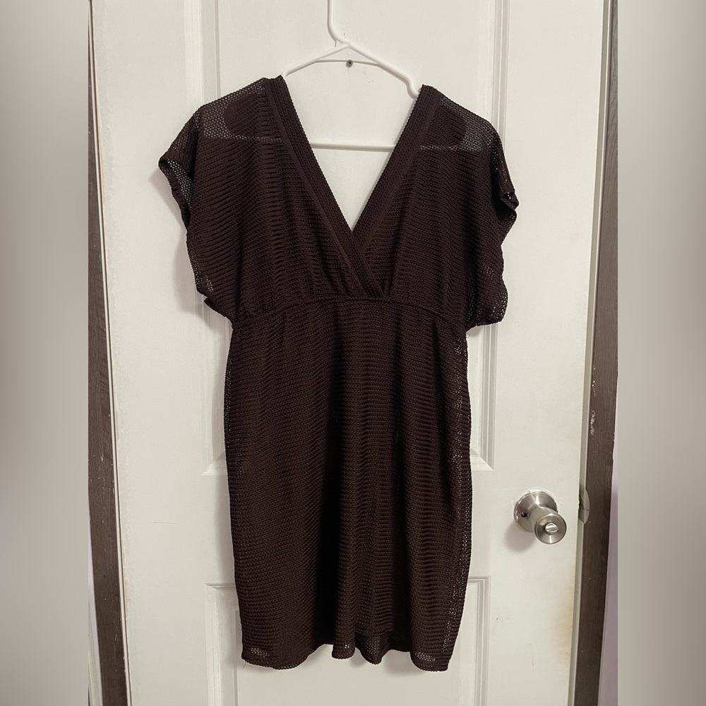 V-Neck Swimsuit Coverup Dress